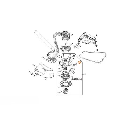 STIHL  Tabliczka ostrzegawcza 0000 967 4048